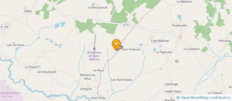 localisation de l'entreprise MADAME SYLVIA EGLI à SAINT-MAURICE-DES-LIONS