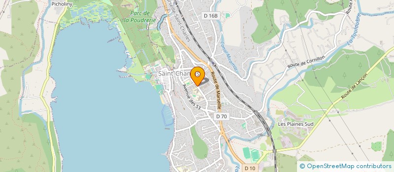 localisation de l'entreprise MADAME SYLVIA FANIA  SAINT-CHAMAS