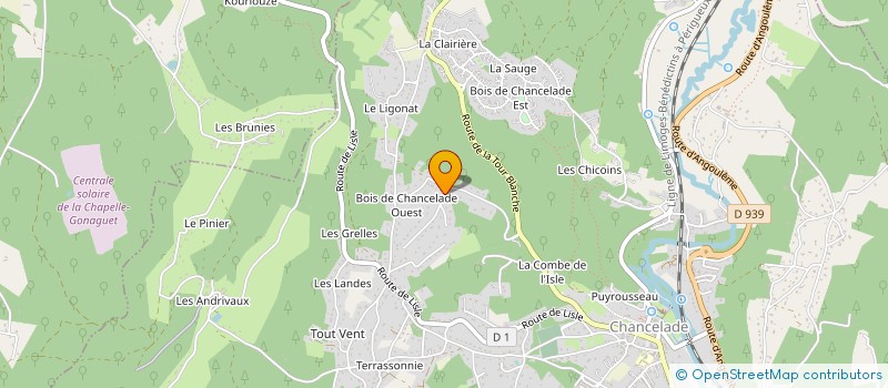 localisation de l'entreprise MADAME SYLVIA FAUCELLI à CHANCELADE