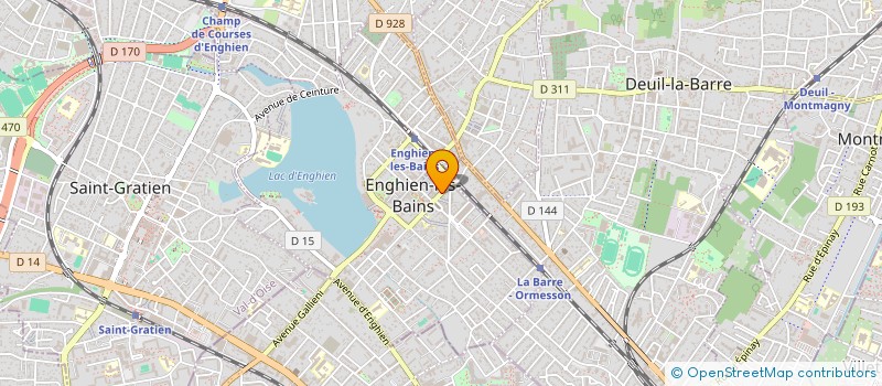 localisation de l'entreprise MADAME SYLVIA FLORIAN  ENGHIEN-LES-BAINS