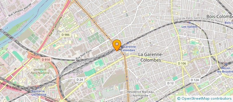 localisation de l'entreprise MADAME SYLVIA GALANTE OLIVEIRA à LA GARENNE-COLOMBES