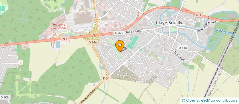 localisation de l'entreprise MADAME SYLVIA GAY  CLAYE-SOUILLY