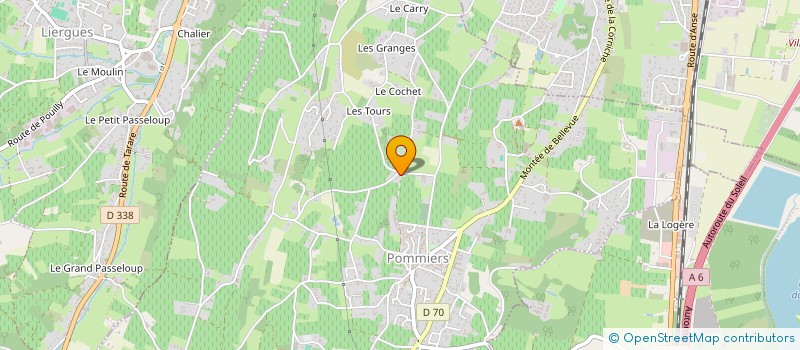 localisation de l'entreprise MADAME SYLVIA GAZELLE  POMMIERS