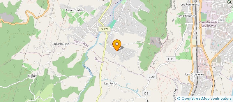 localisation de l'entreprise MADAME SYLVIA GILLES  SAINT-PERAY