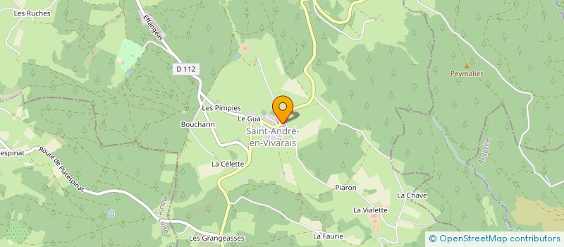 localisation de l'entreprise MADAME SYLVIA GIRE  SAINT-ANDRE-EN-VIVARAIS