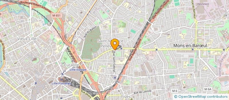 localisation de l'entreprise MADAME SYLVIA GLINEL à LILLE