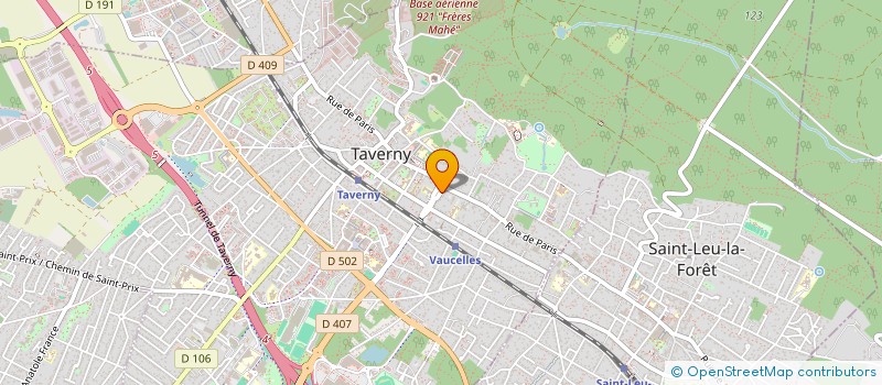 localisation de l'entreprise MADAME SYLVIA GLORIANT  TAVERNY