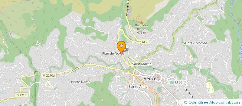 localisation de l'entreprise MADAME SYLVIA GRENARD à VENCE