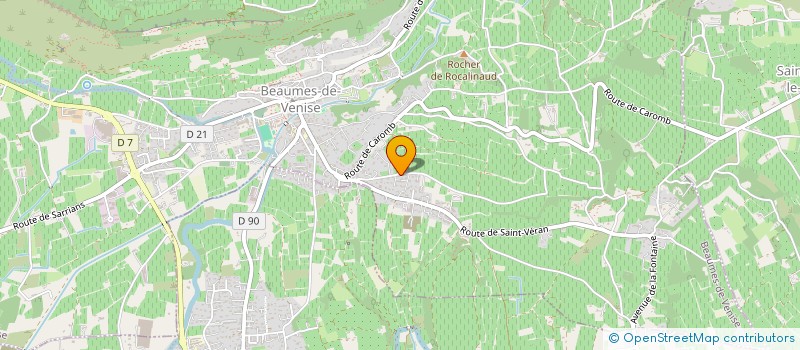 localisation de l'entreprise MADAME SYLVIA GUERRERO  BEAUMES-DE-VENISE