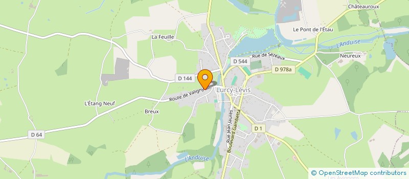 localisation de l'entreprise MADAME SYLVIA GUNTHER  LURCY-LEVIS