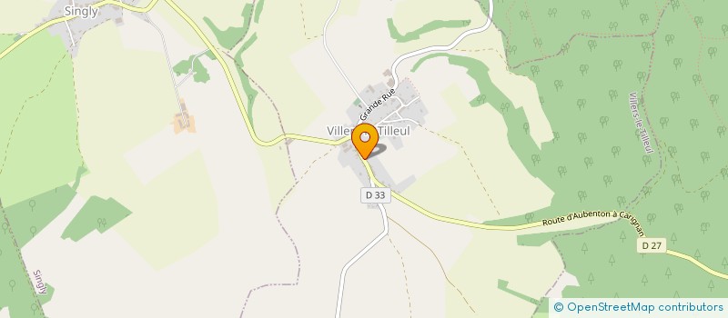 localisation de l'entreprise MADAME SYLVIA GUTIERREZ  VILLERS-LE-TILLEUL