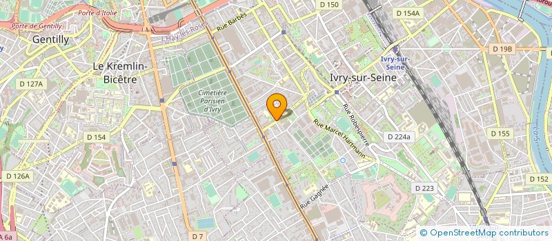 localisation de l'entreprise MADAME SYLVIA HEURTEBIZE  IVRY-SUR-SEINE