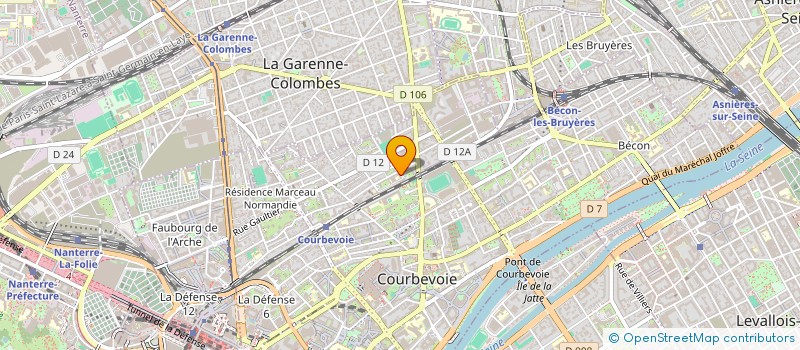localisation de l'entreprise MADAME SYLVIA HOWARD SANDERS à COURBEVOIE