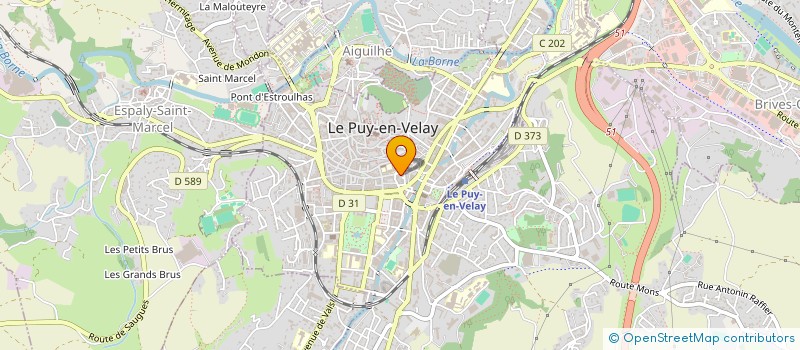 localisation de l'entreprise MADAME SYLVIA HUGON  LE PUY-EN-VELAY