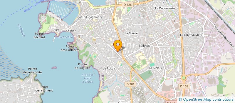 localisation de l'entreprise MADAME SYLVIA JEAN-BAPTISTE  SAINT-MALO