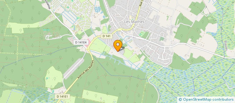 localisation de l'entreprise MADAME SYLVIA JOUBERT  LES MATHES