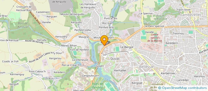 localisation de l'entreprise MADAME SYLVIA LE GALL à BREST