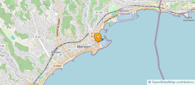 localisation de l'entreprise MADAME SYLVIA LE MEUR à MENTON