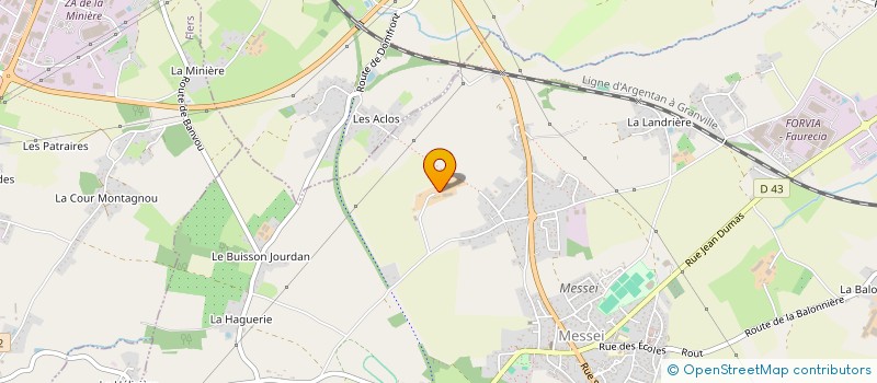 localisation de l'entreprise MADAME SYLVIA LECELLIER  MESSEI