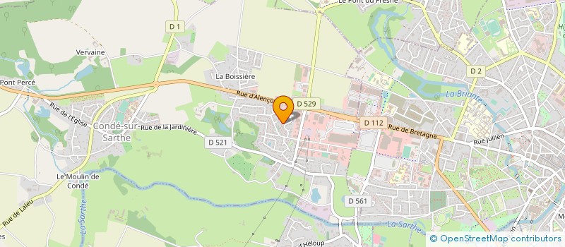 localisation de l'entreprise MADAME SYLVIA LEGENDRE à CONDE-SUR-SARTHE