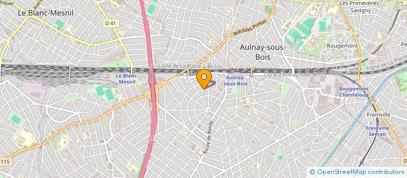 localisation de l'entreprise MADAME SYLVIA LESCAULT à AULNAY-SOUS-BOIS