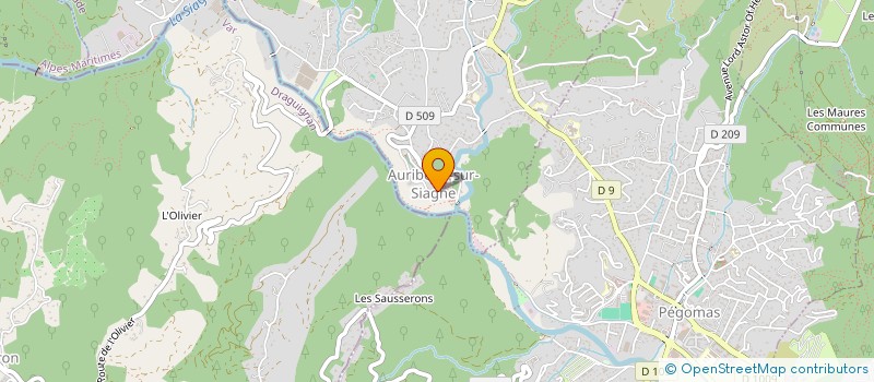 localisation de l'entreprise MADAME SYLVIA LOMBARD-PLATET  AURIBEAU-SUR-SIAGNE