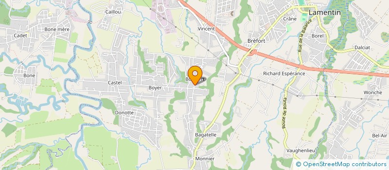 localisation de l'entreprise MADAME SYLVIA LUBIN  LAMENTIN