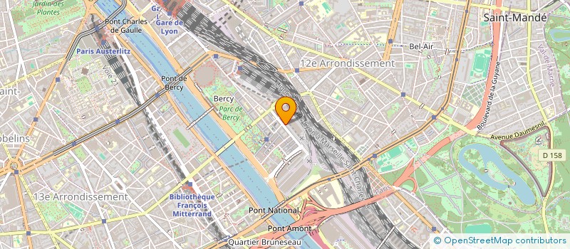 localisation de l'entreprise MADAME SYLVIA LULIN  PARIS