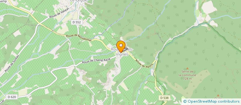 localisation de l'entreprise MADAME SYLVIA MACIPE-GIMENEZ  ROUSSET-LES-VIGNES