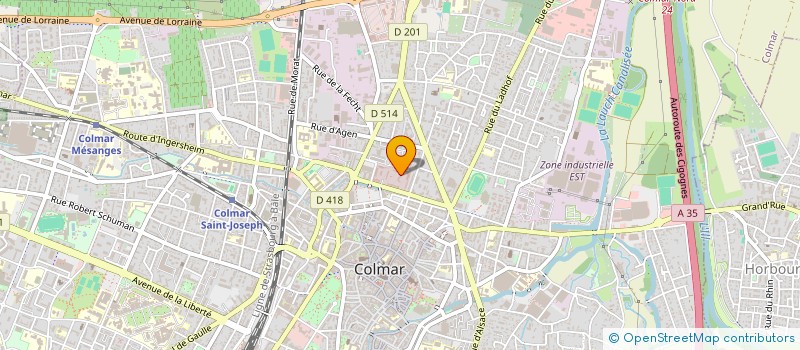 localisation de l'entreprise MADAME SYLVIA MALFARA  COLMAR