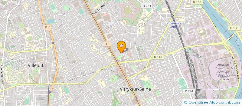 localisation de l'entreprise MADAME SYLVIA MARCELLUS  VITRY-SUR-SEINE