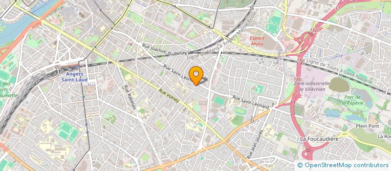 localisation de l'entreprise MADAME SYLVIA MARMION à ANGERS