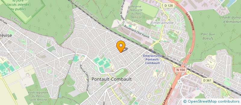 localisation de l'entreprise MADAME SYLVIA MARTINS à PONTAULT-COMBAULT