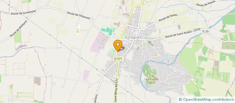 localisation de l'entreprise MADAME SYLVIA MELO UCHOA  EYRAGUES