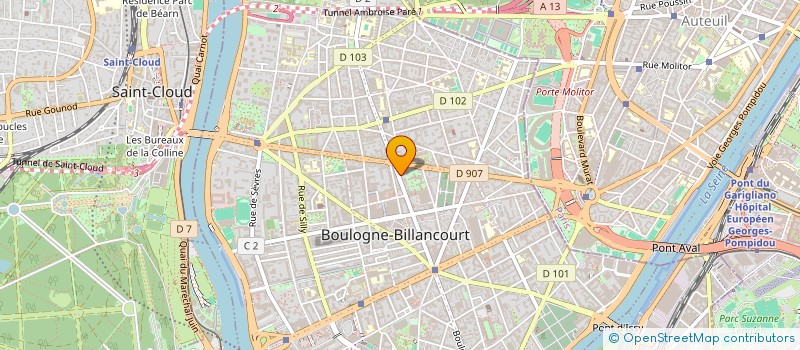 localisation de l'entreprise MADAME SYLVIA MINOWICKI à BOULOGNE-BILLANCOURT