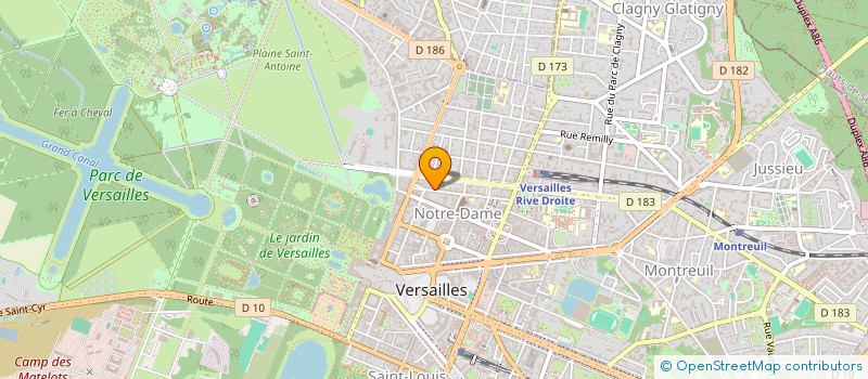 localisation de l'entreprise MADAME SYLVIA ORTEGA à VERSAILLES
