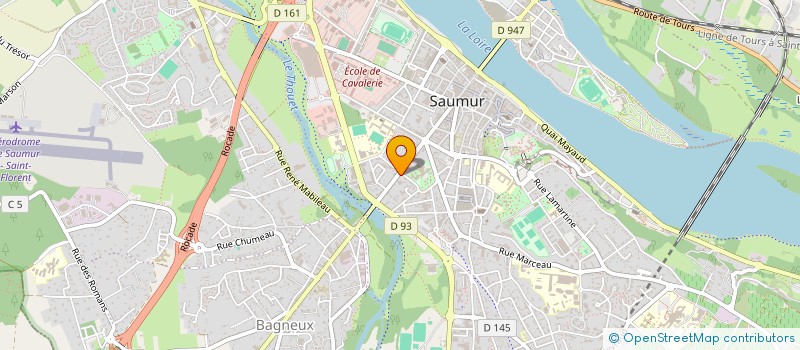 localisation de l'entreprise MADAME SYLVIA OUIDIR  SAUMUR