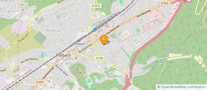 localisation de l'entreprise MADAME SYLVIA PALUMBO  FORBACH