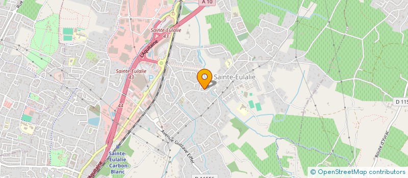 localisation de l'entreprise MADAME SYLVIA PERRI  SAINTE-EULALIE