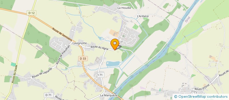 localisation de l'entreprise MADAME SYLVIA PESCRILLI  CAPBRETON