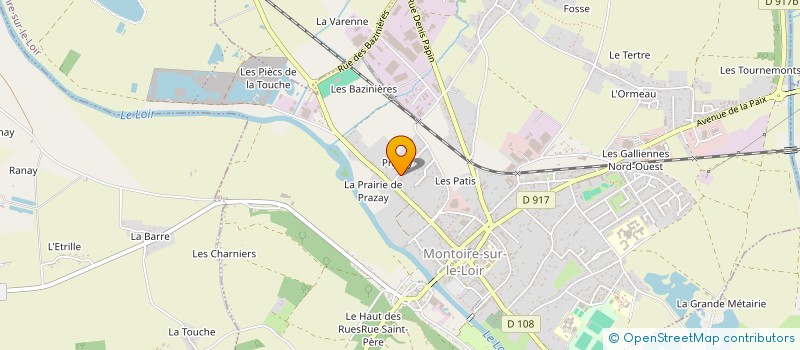 localisation de l'entreprise MADAME SYLVIA PINTO  MONTOIRE-SUR-LE-LOIR