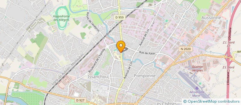 localisation de l'entreprise MADAME SYLVIA RAVELONARIVO  MONTAUBAN