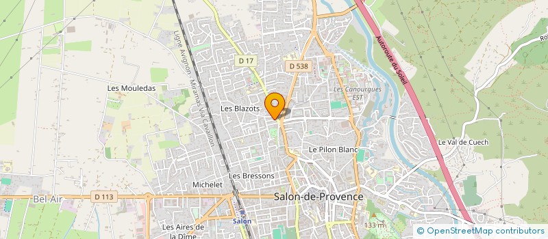 localisation de l'entreprise MADAME SYLVIA RAZANADRAINY  SALON-DE-PROVENCE