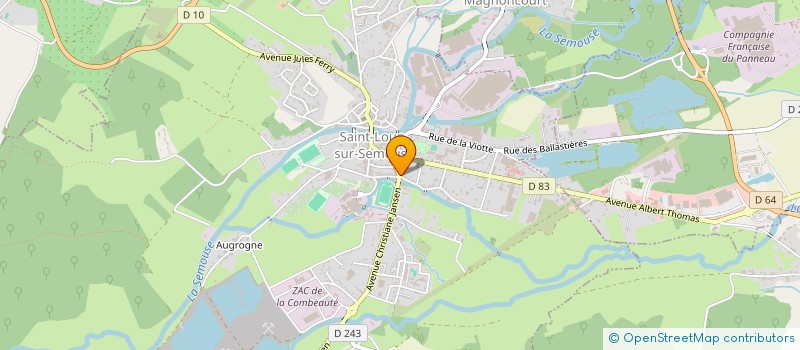 localisation de l'entreprise MADAME SYLVIA RICHARD  SAINT-LOUP-SUR-SEMOUSE