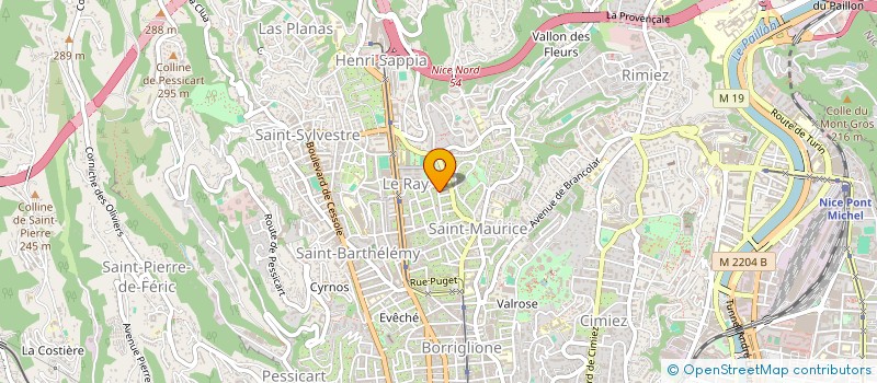 localisation de l'entreprise MADAME SYLVIA RICHERME à NICE