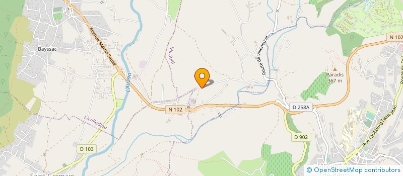 localisation de l'entreprise MADAME SYLVIA RIGAUD  MIRABEL