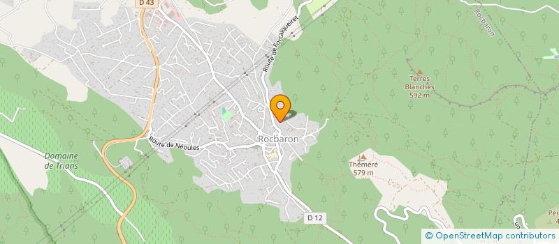 localisation de l'entreprise MADAME SYLVIA ROGNON  ROCBARON