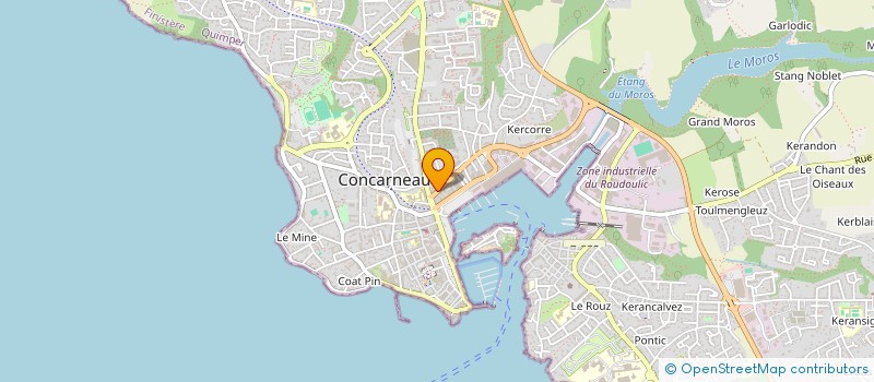 localisation de l'entreprise MADAME SYLVIA ROLAND à CONCARNEAU