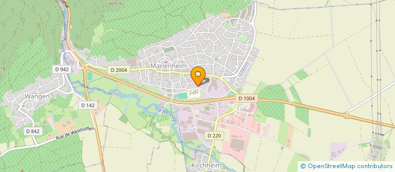 localisation de l'entreprise MADAME SYLVIA RUDZKI  MARLENHEIM