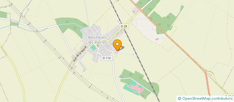 localisation de l'entreprise MADAME SYLVIA SAURAT à BERCHERES-LES-PIERRES